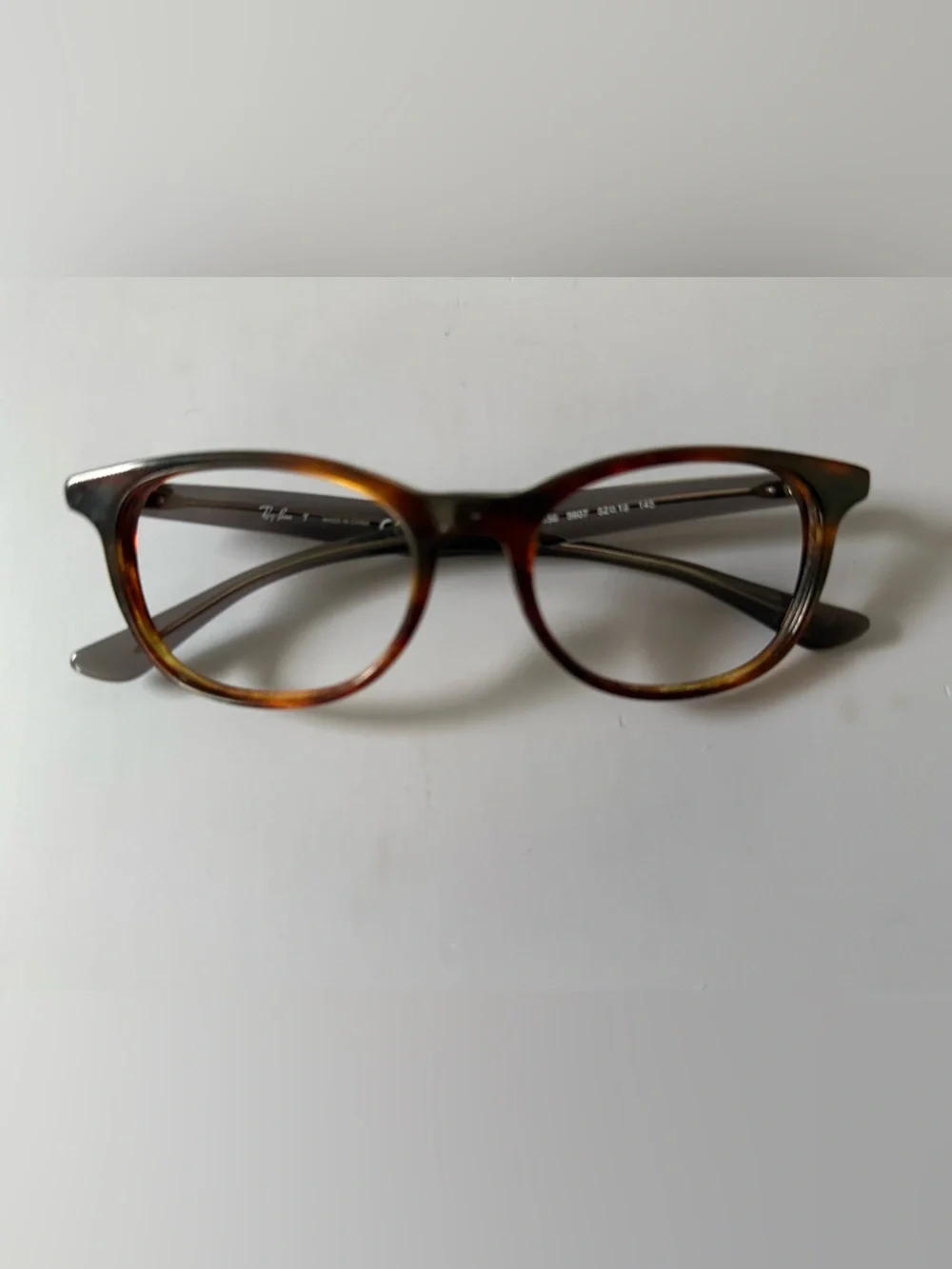 Ray-Ban Women's Tortoiseshell Brown Oval Glasses